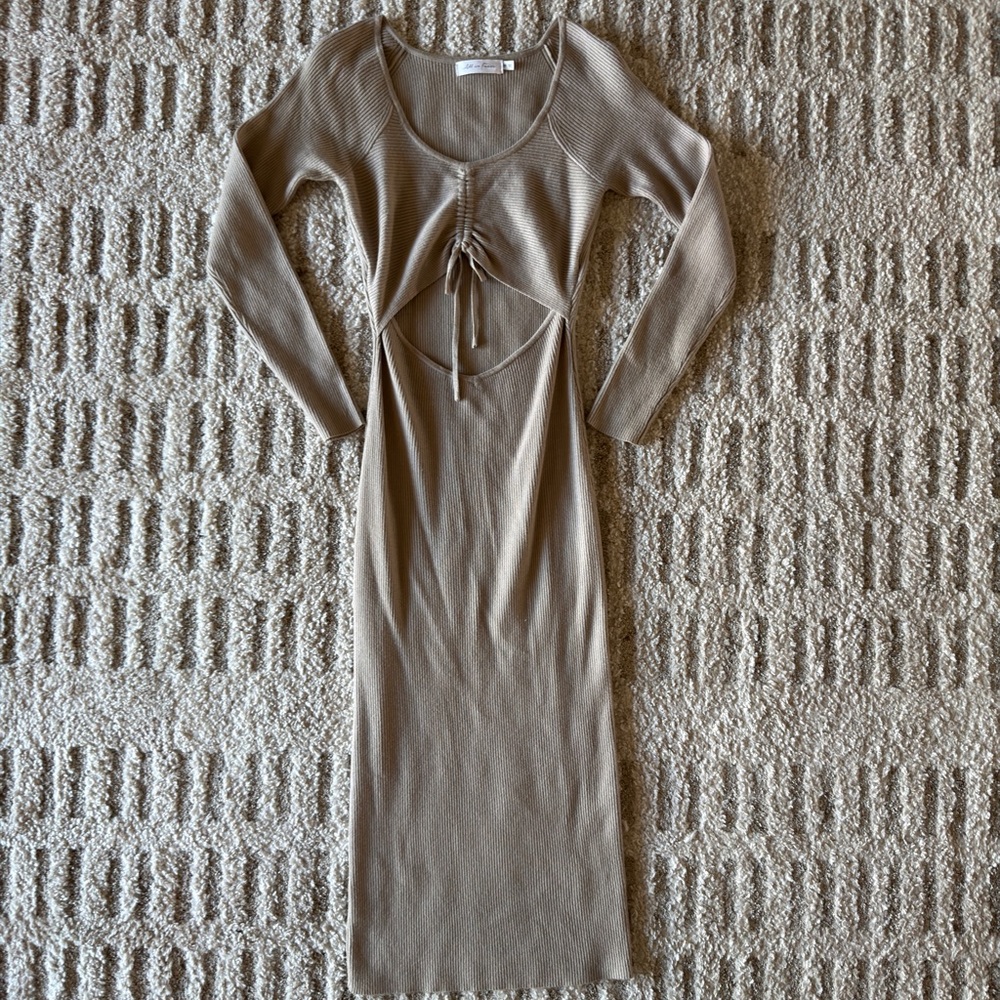 All in Favor Long Sleeve Dress